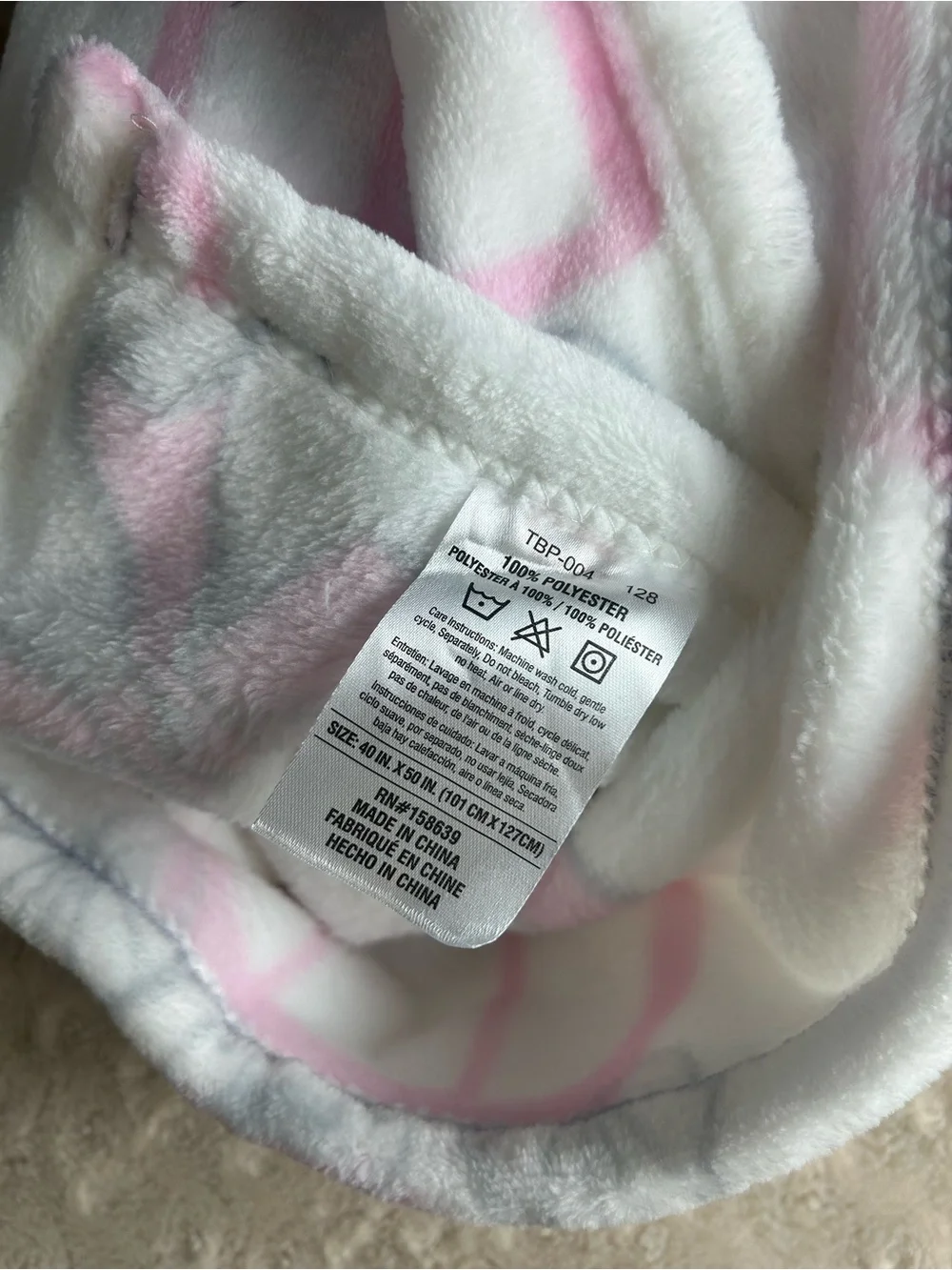 Soft Cuddles Toddler Throw Baby Blanket Princess Carriage Pink Bow White Gray
